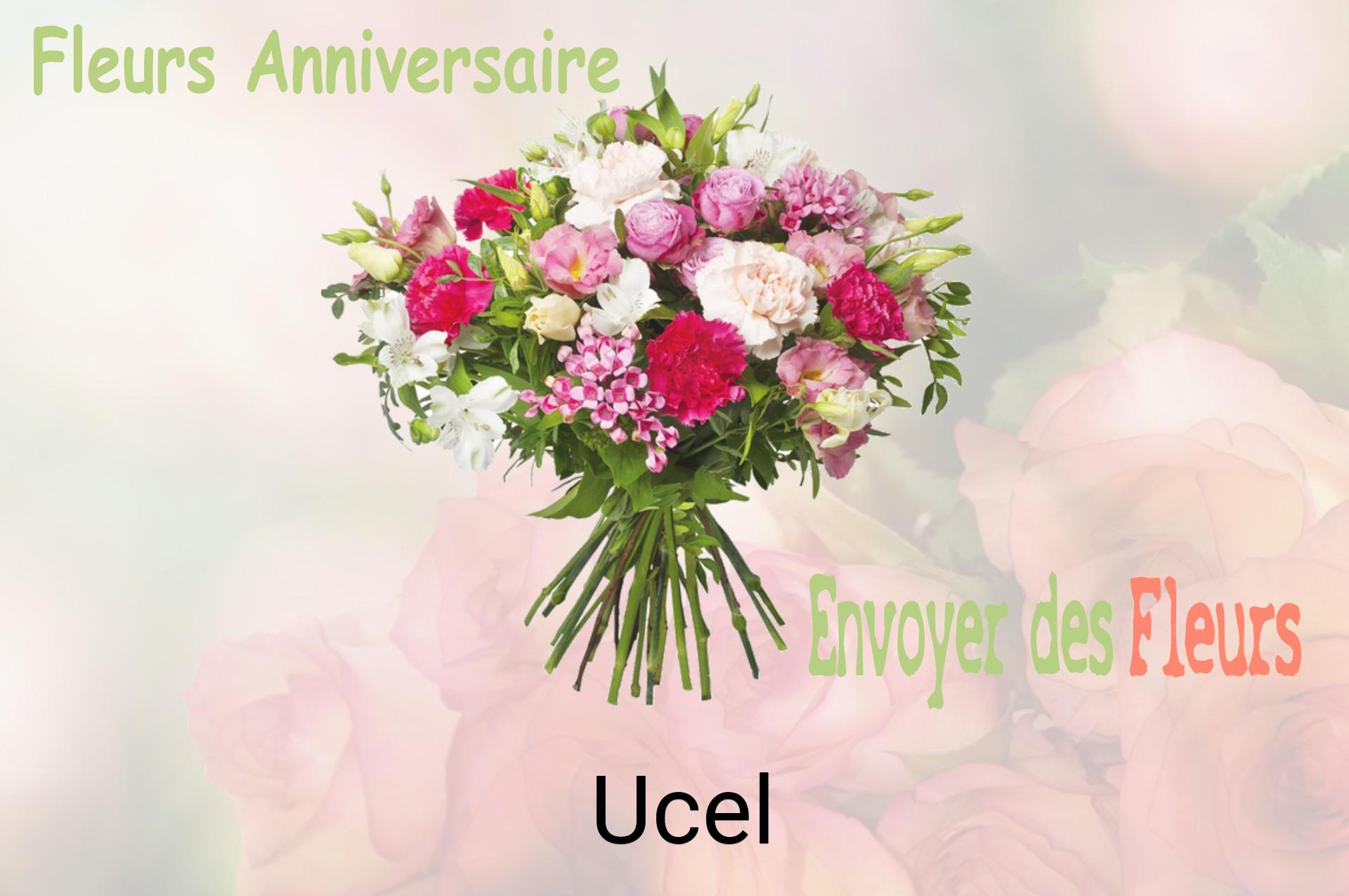 Bouquet de fleurs d’anniversaire livré à Ucel